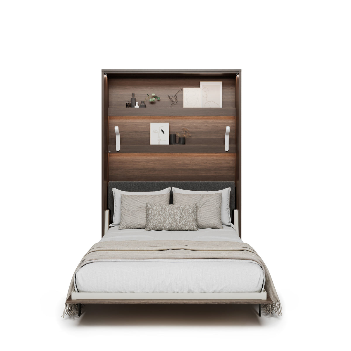 Elektrisches Schrankbett 140x200 BED CONCEPT BC-36 mit Kopfteil - Dunin-Eiche