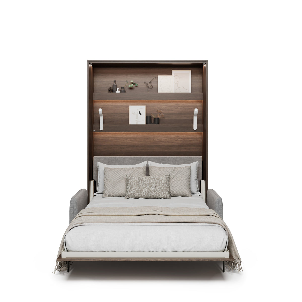 Elektrisches Schrankbett 140x200 BED CONCEPT BC-36 mit Kopfteil - Dunin-Eiche
