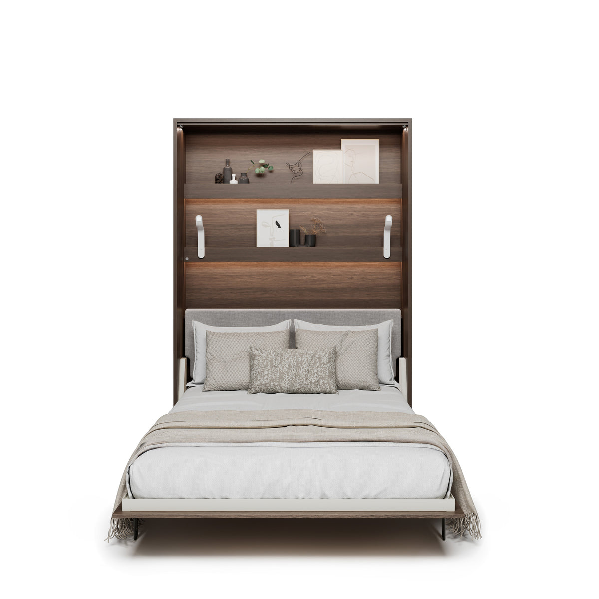 Elektrisches Schrankbett 140x200 BED CONCEPT BC-36 mit Kopfteil - Dunin-Eiche