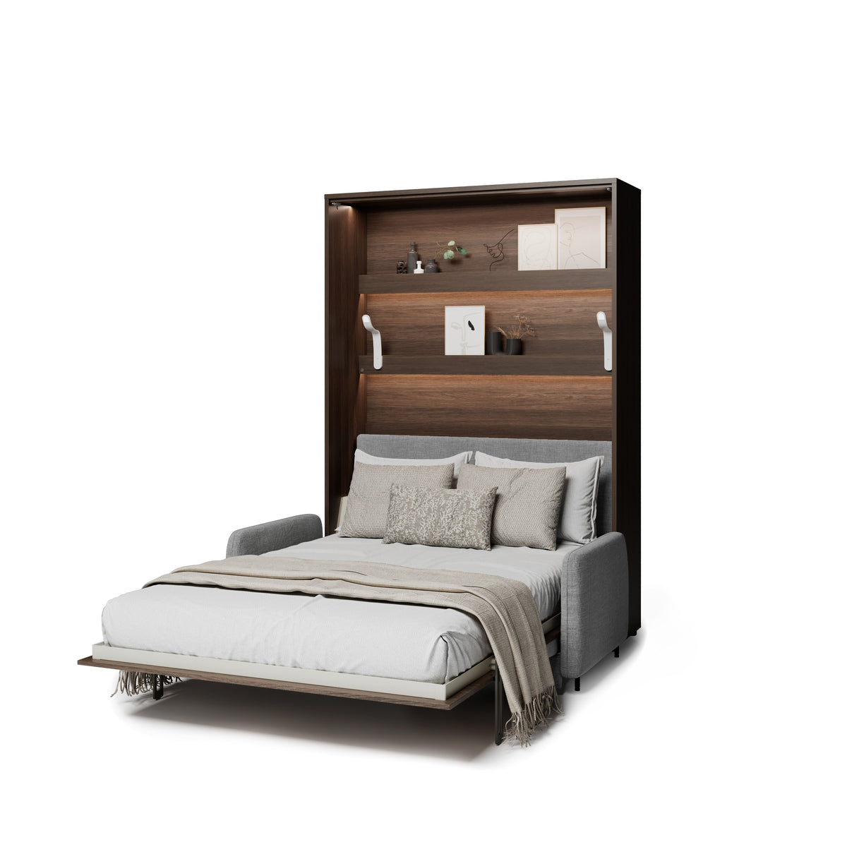 Elektrisches Schrankbett 140x200 BED CONCEPT BC-36 mit Kopfteil - Dunin-Eiche