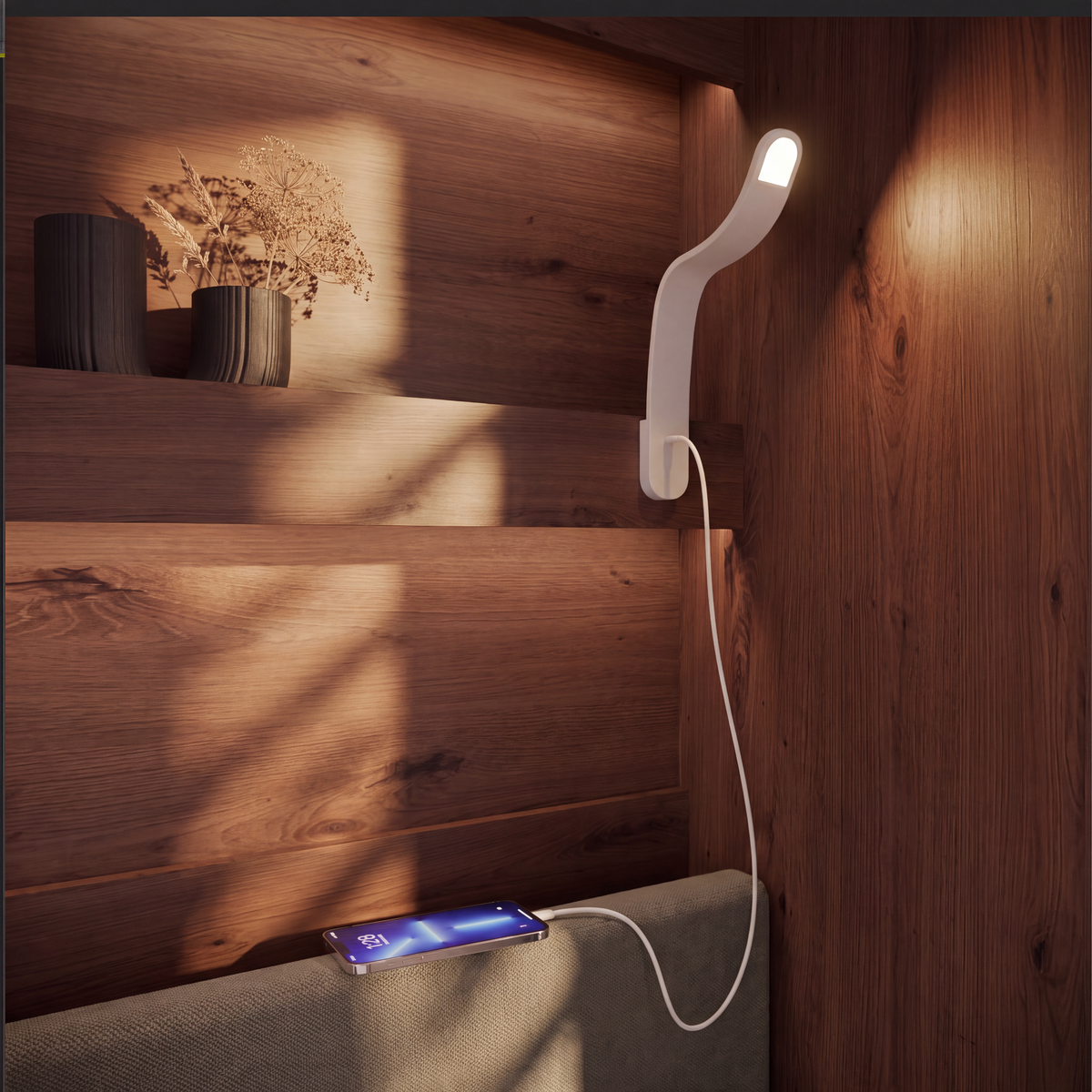 Elektrisches Schrankbett 140x200 BED CONCEPT BC-36 mit Kopfteil - Dunin-Eiche