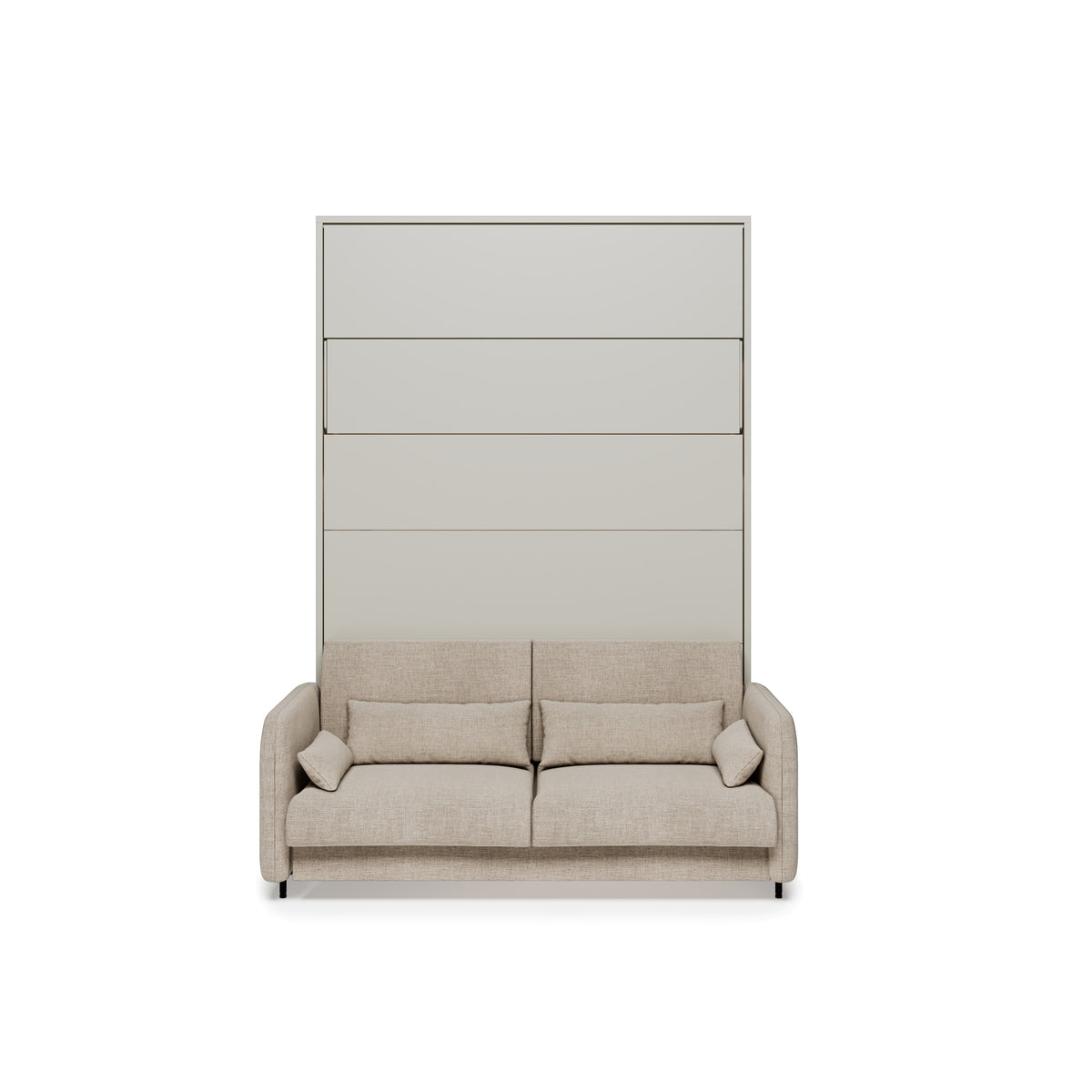 Elektrisches Schrankbett 140x200 BED CONCEPT BC-36 mit Kopfteil - Kashmir Beige
