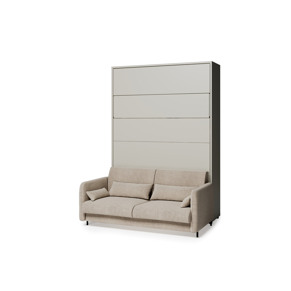 Elektrisches Schrankbett 140x200 BED CONCEPT BC-36 mit Kopfteil - Kashmir Beige