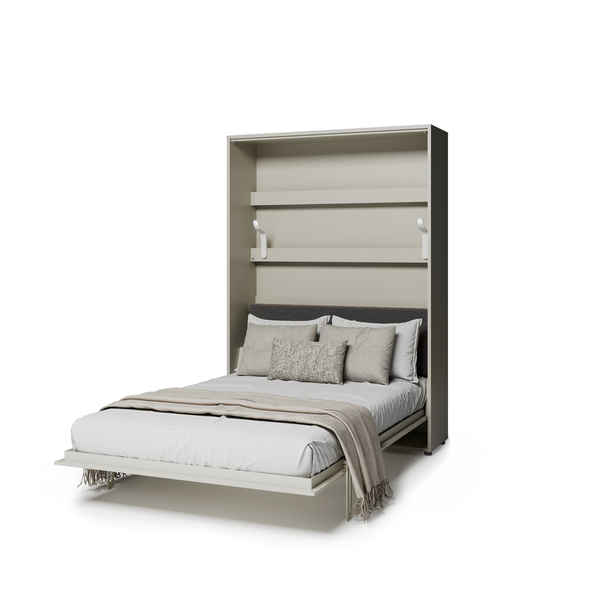 Elektrisches Schrankbett 140x200 BED CONCEPT BC-36 mit Kopfteil - Kashmir Beige