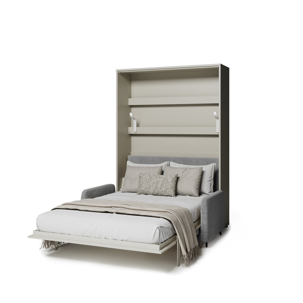 Elektrisches Schrankbett 140x200 BED CONCEPT BC-36 mit Kopfteil - Kashmir Beige