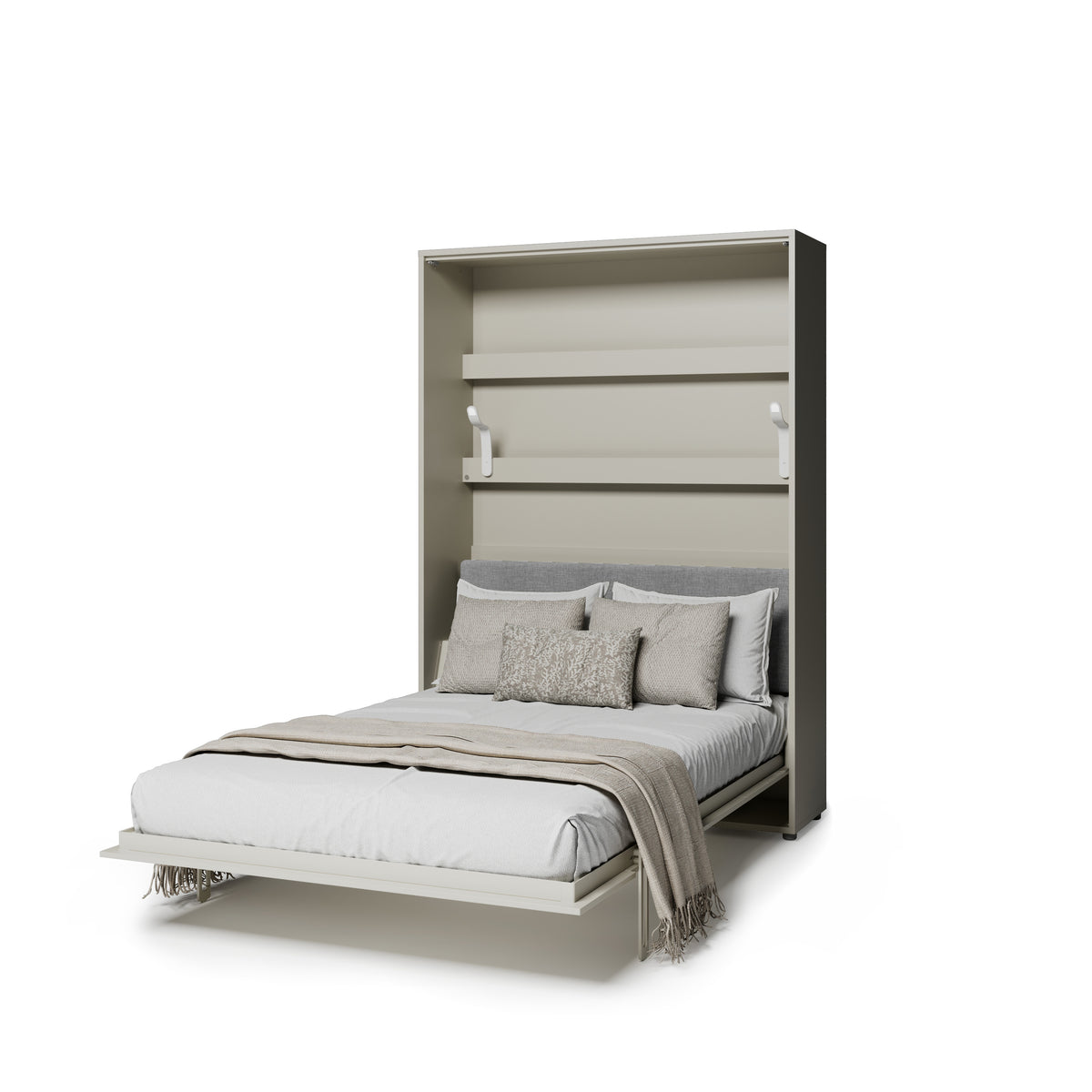 Elektrisches Schrankbett 140x200 BED CONCEPT BC-36 mit Kopfteil - Kashmir Beige