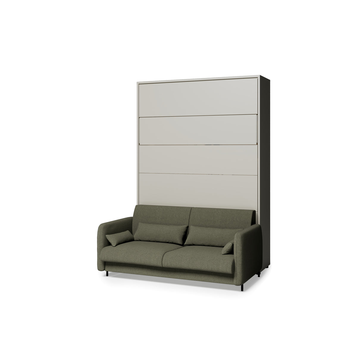 Elektrisches Schrankbett 140x200 BED CONCEPT BC-36 mit Kopfteil - Kashmir Beige