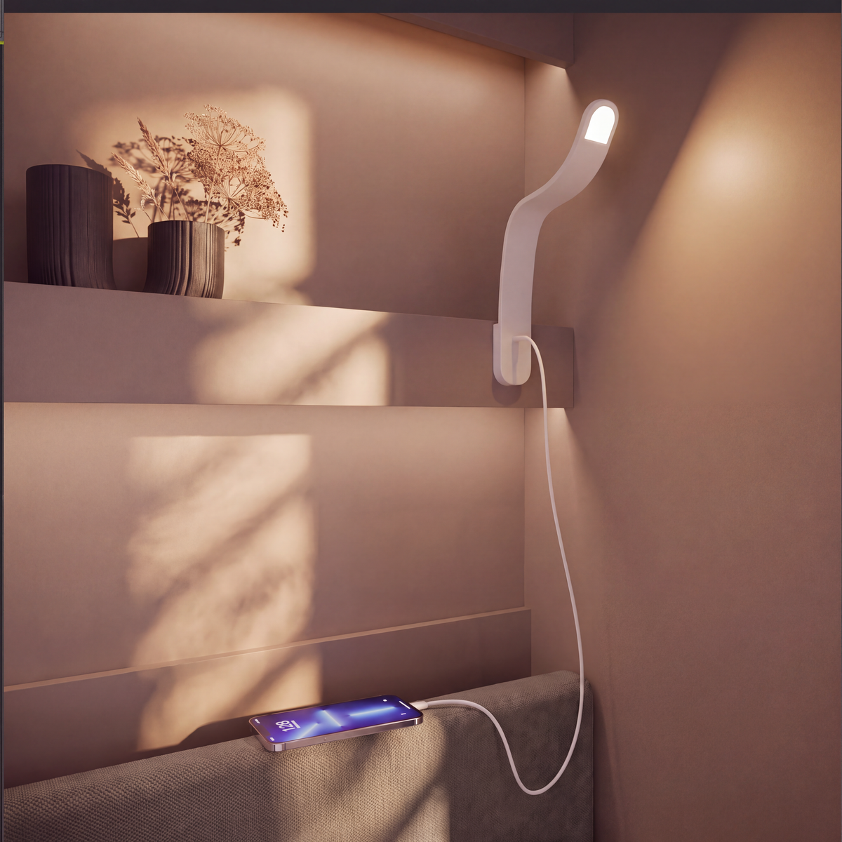 Elektrisches Schrankbett 140x200 BED CONCEPT BC-36 mit Kopfteil - Eiche Artisan