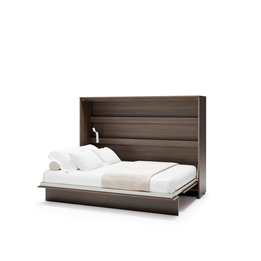Wandklappbett 140x200 Horizontal Schrankbett Lenart BED CONCEPT - Dunin-Eiche BC-04
