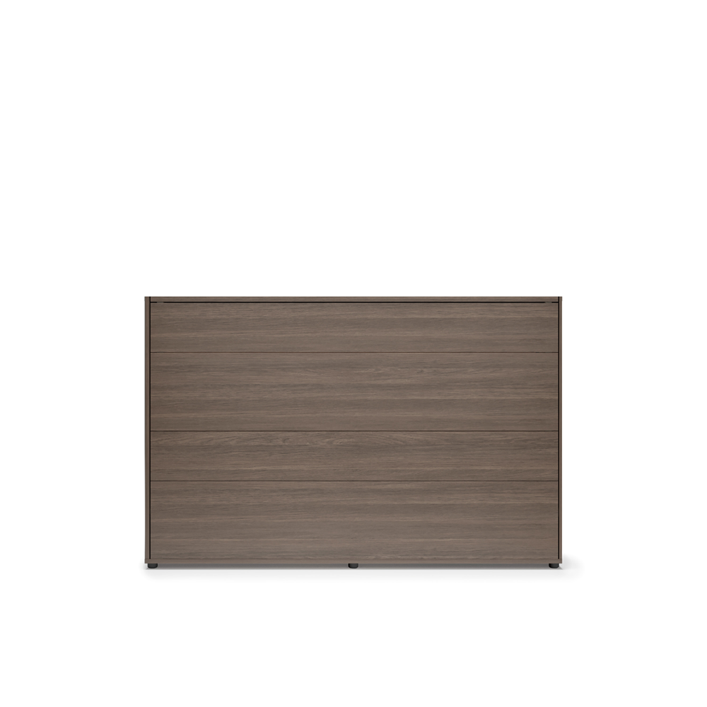 Wandklappbett 140x200 Horizontal Schrankbett Lenart BED CONCEPT - Dunin-Eiche BC-04