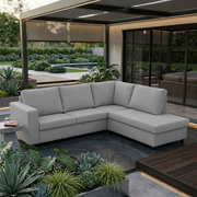 BORIS Gartenecksofa in Grau