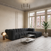 BALOO L Ecksofa, Moly 97, Anthrazit