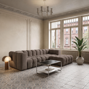 BALOO L Ecksofa, Tiffany 29, Taupe