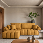 OTI Ecksofa, Monolith 48, Senf