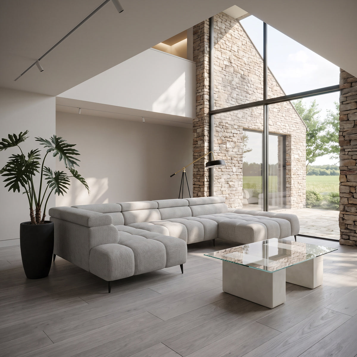 SANTO XL Ecksofa, Artico