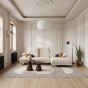 VERDE Ecksofa in Creme, Aragon 03