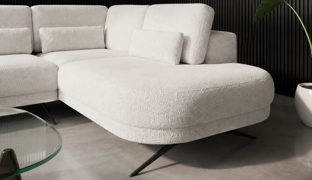 ILUSIO L Ecksofa Elektrisch verstellbare Sitztiefe Relaxfunktion Dunkelgrau (Quelle 92)