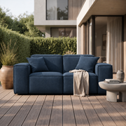 PATIO 2-Sitzer Gartensofa stilvoll komfortabel wetterfest, Dunkelblau - Ocean