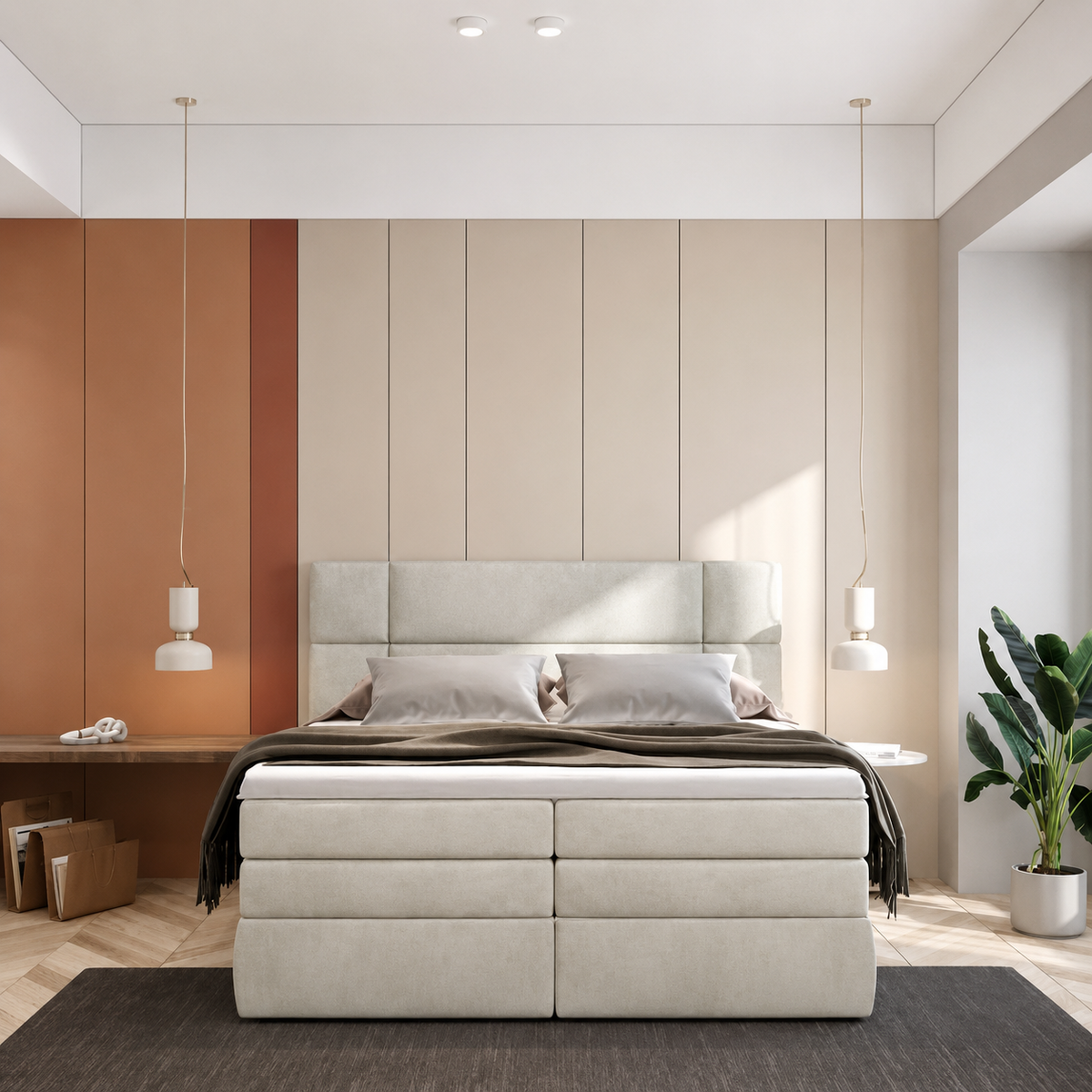 PALACE Boxspringbett 180x200 cm