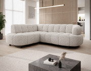 Ecksofa VELPA L – modernes Design mit elektrischer Sitztiefenverstellung & höchstem Komfort – (Puente 06)