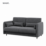 Sofa Lenart BED CONCEPT 19 für Wandklappbett BC-12 Vertikal 160x200 cm GRAPHIT