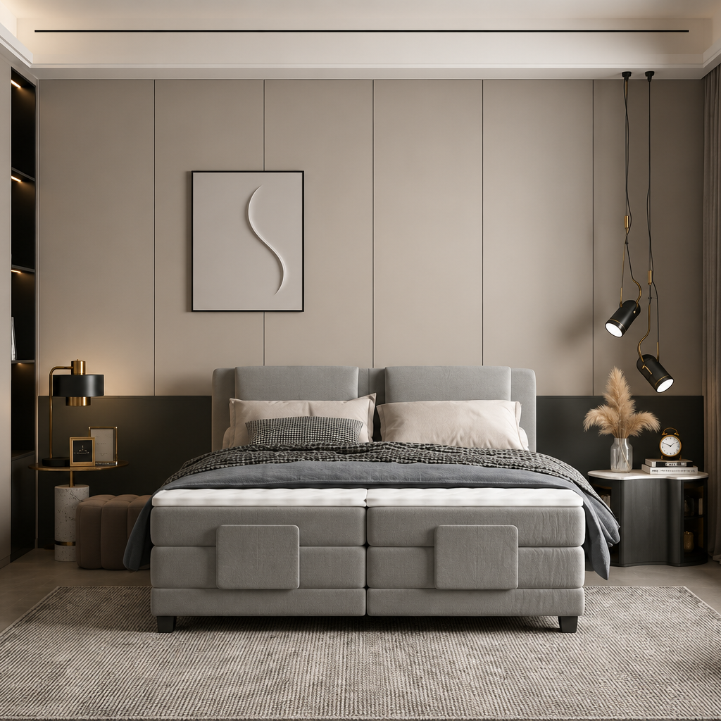 WAVE Boxspringbett 140x200 cm