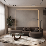 Ecksofa PARMA HILLS L | Bouclé Quelle 21 | Braun