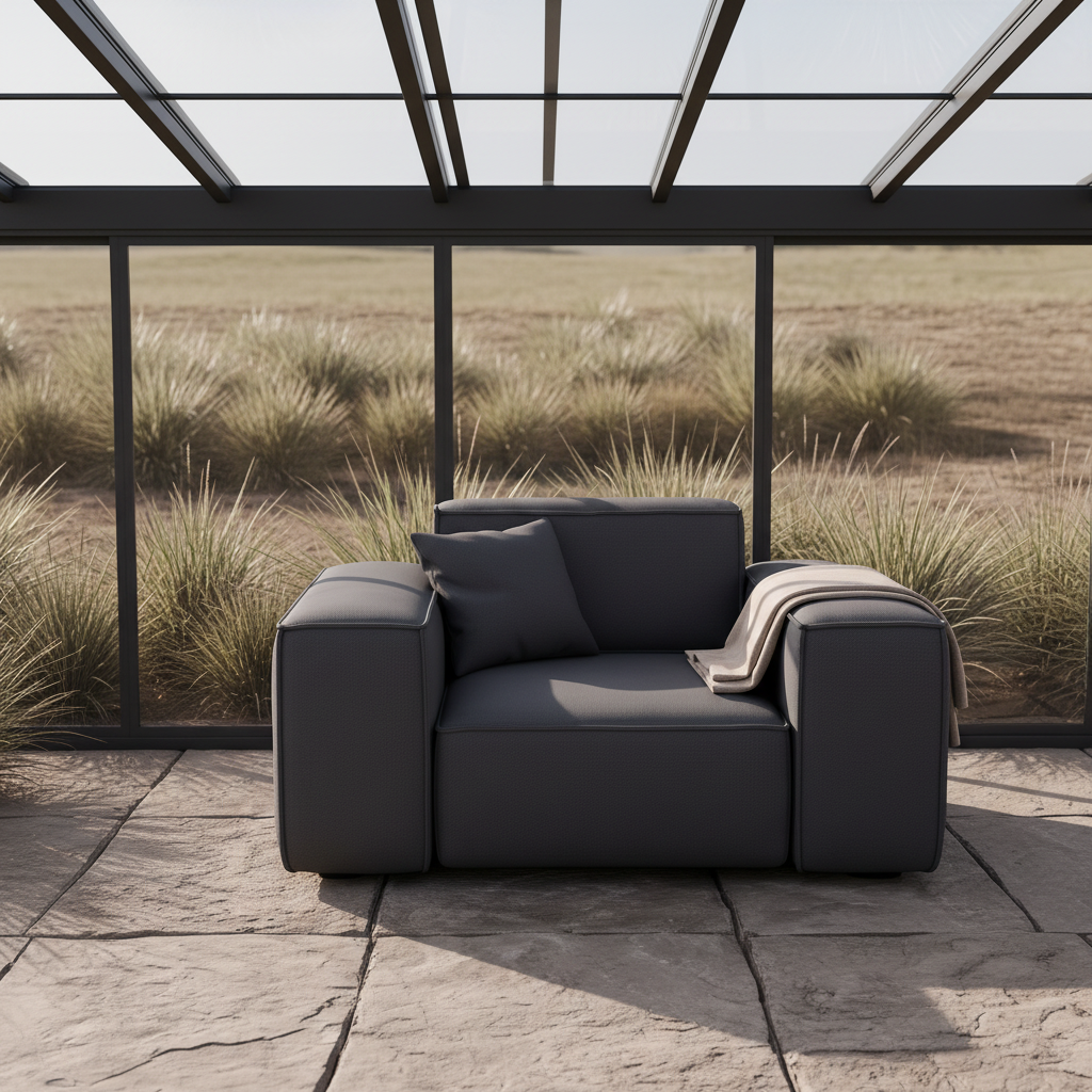 Gartensessel PATIO wasserdicht – Anthrazit | Terrasse & Garten