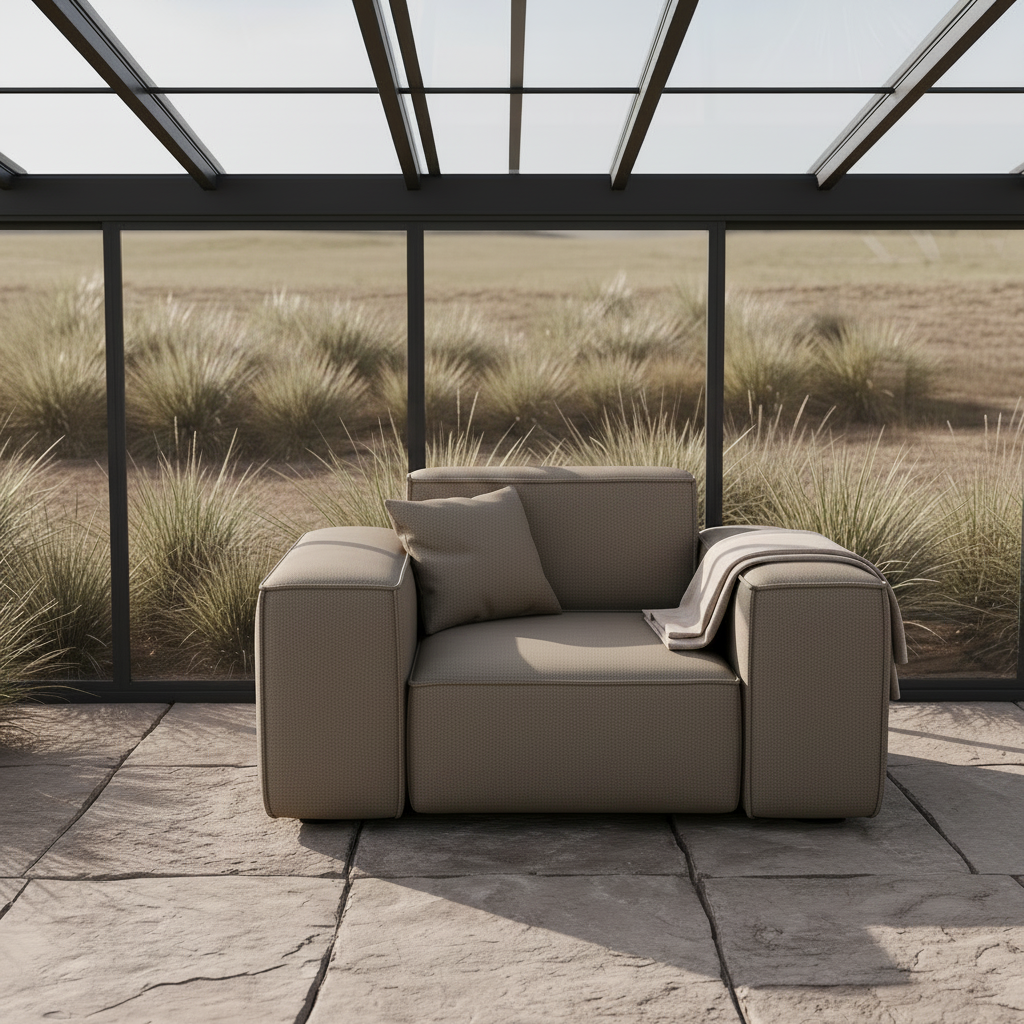 PATIO Gartensessel Taupe front