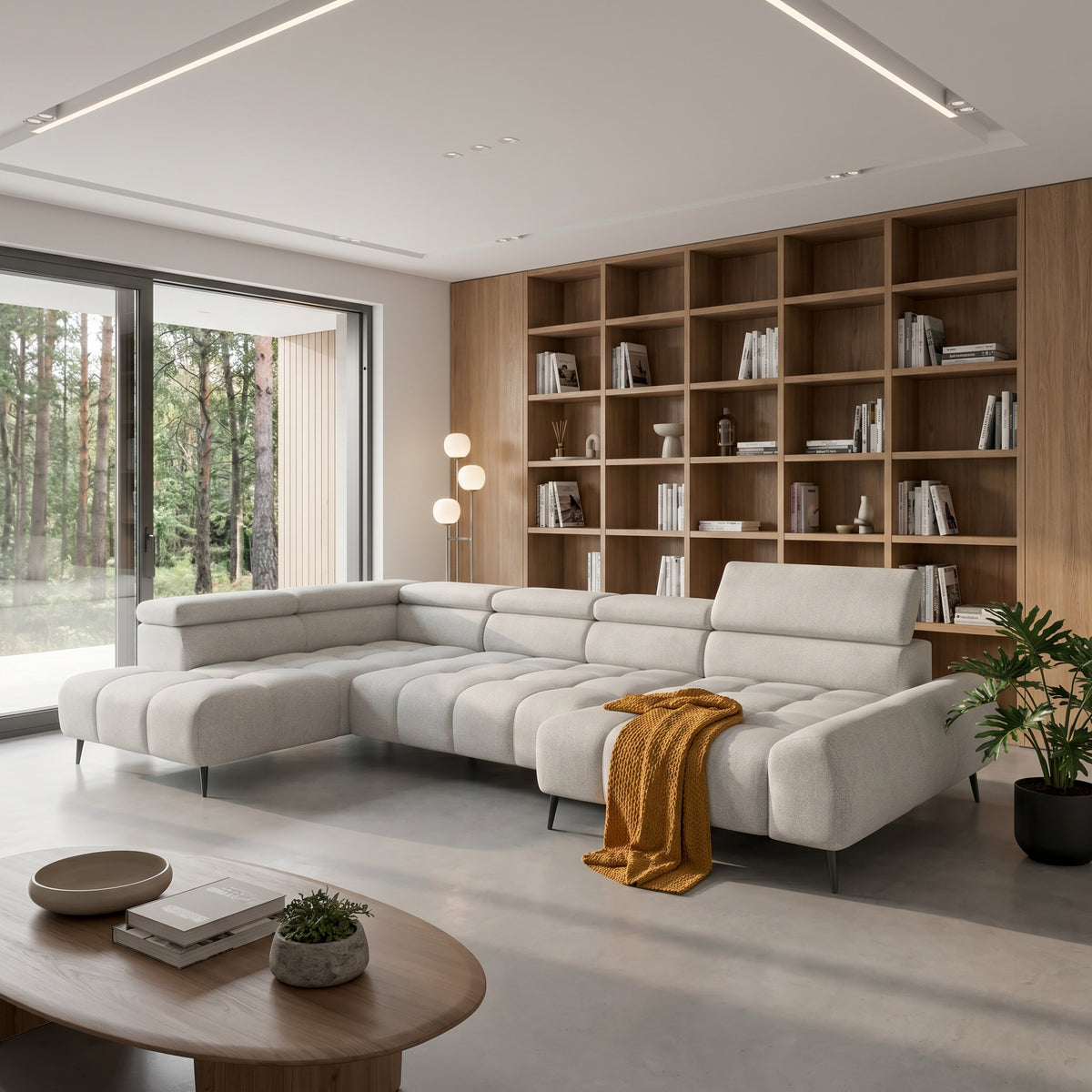 MAVEL XL Ecksofa, Aurora 02, Hellgrau