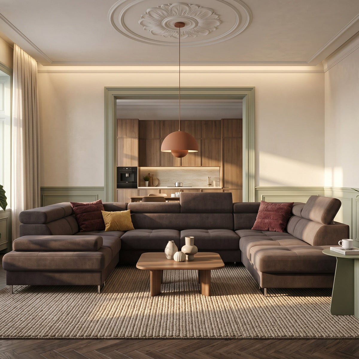 Ecksofas U-form