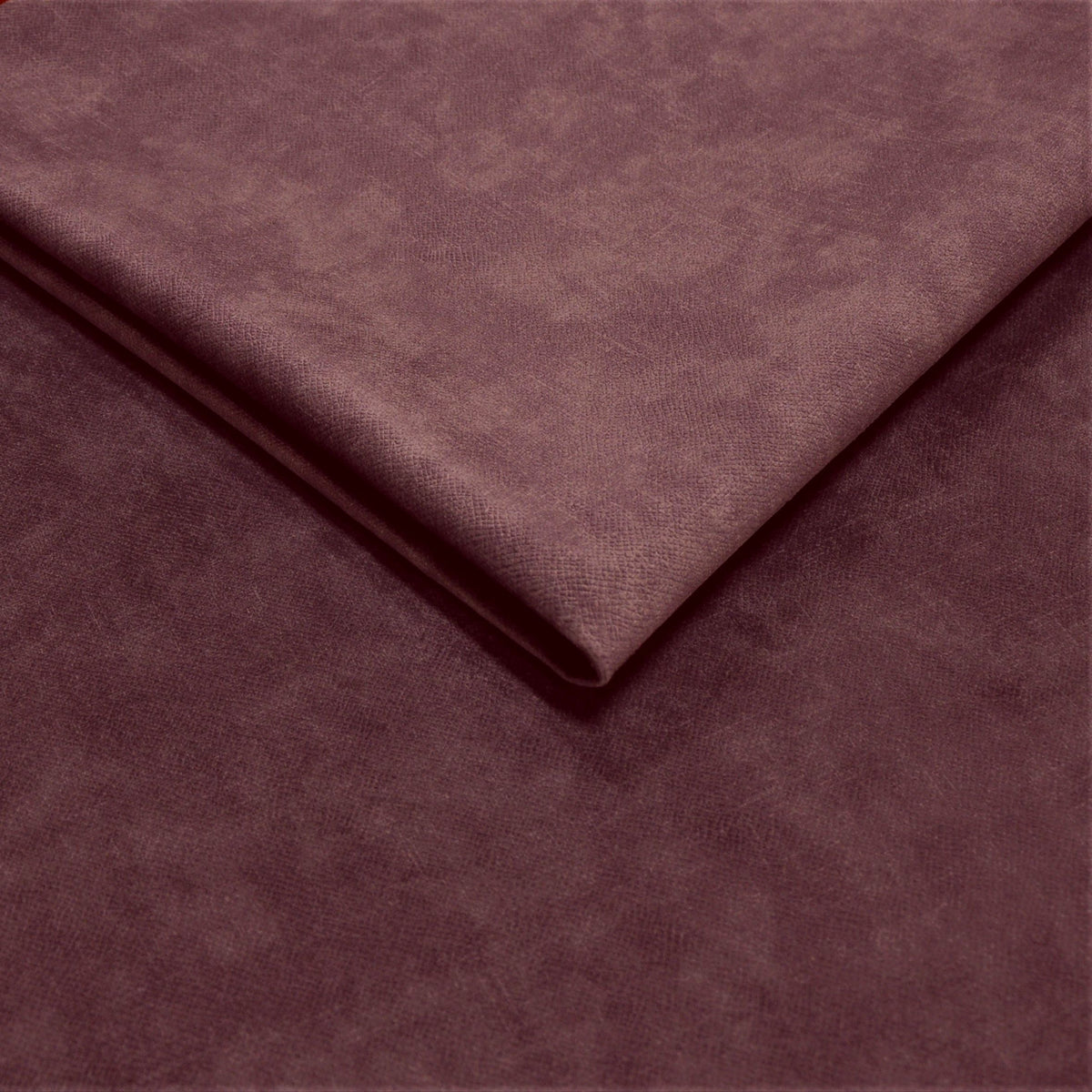 Ecksofa Toscania 250x180 cm mit Schlaffunktion und verstellbaren Kopfstützen auf hohen Beinen im Samt Terra 63 - Altrosa