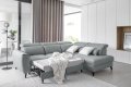 Ecksofa Noble Grau