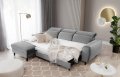 Ecksofa Foble Nube 04 Grau Schlaffunktion