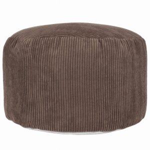 Sitzsack MAX Sitzkissen Runder Sitzpouf 70x45 Bodenkissen Braun