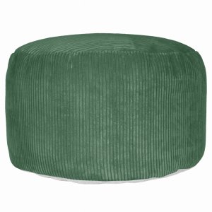 Sitzsack MAX Sitzkissen Runder Sitzpouf 70x45 Bodenkissen Grün
