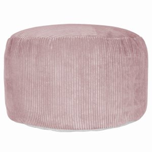 Sitzsack MAX Sitzkissen Runder Sitzpouf 70x45 Bodenkissen Rosa