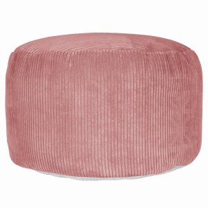 Sitzsack MAX Sitzkissen Runder Sitzpouf 70x45 Bodenkissen Dunkelrosa