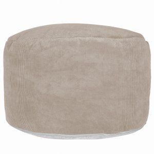 Sitzsack MAX II Sitzkissen Runder Sitzpouf aus CORD 70x45 Bodenkissen Braun