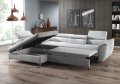 Ecksofa TEMPO mit Relaxfunktion Sitztiefenverstellung Schlafsofa mit Bettkasten