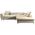 Ecksofa TEMPO mit Relaxfunktion Sitztiefenverstellung Schlafsofa mit Bettkasten