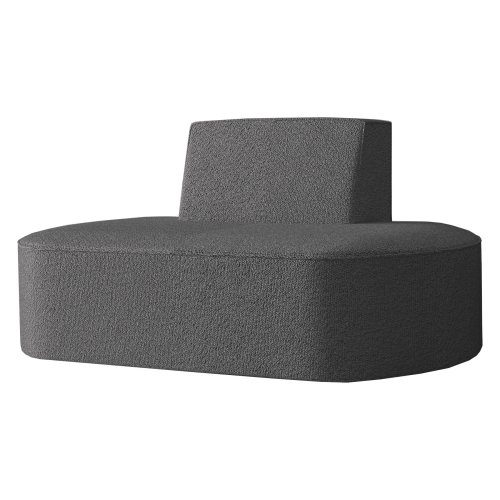 Dalia 1-Sitzer Graphite Boucle Stoff