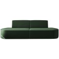 Sofa DALIA 2-Sitzer 260 cm Velvet Grün Stoff (Opera)
