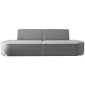 Dalia Sofa 2-Sitzer Velvet Grau Stoff