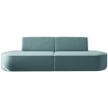 Dalia Sofa 2-Sitzer Blau Velvet Stoff