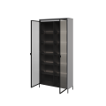 Vitrine Trend 7 Grau offene