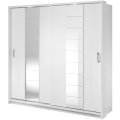 Kleiderschrank ARTI 14 mit zwei Schiebetüren, Spiegeln und Beleuchtung LENART