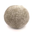 Rundes Kissen Dekokissen Kugelkissen FRAGOLA Hell Beige 30 cm