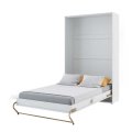 Wandklappbett Concept Pro 1 140x200 Vertikal Lenart Bett Weiß und Weiß Hochglanz