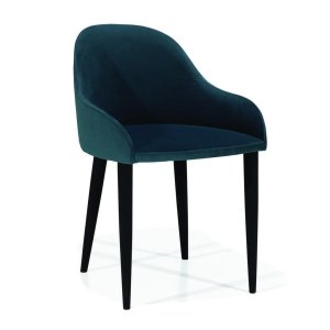 Stuhl gepolstert PERLA NDO Eichenholz Wohnzimmerstuhl